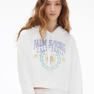 Palm Spring California Aeropostale Crop Hoodie